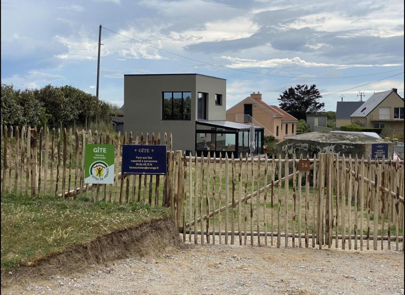 Villa Face Aux Isles à Saint-Marcouf Extérieur photo