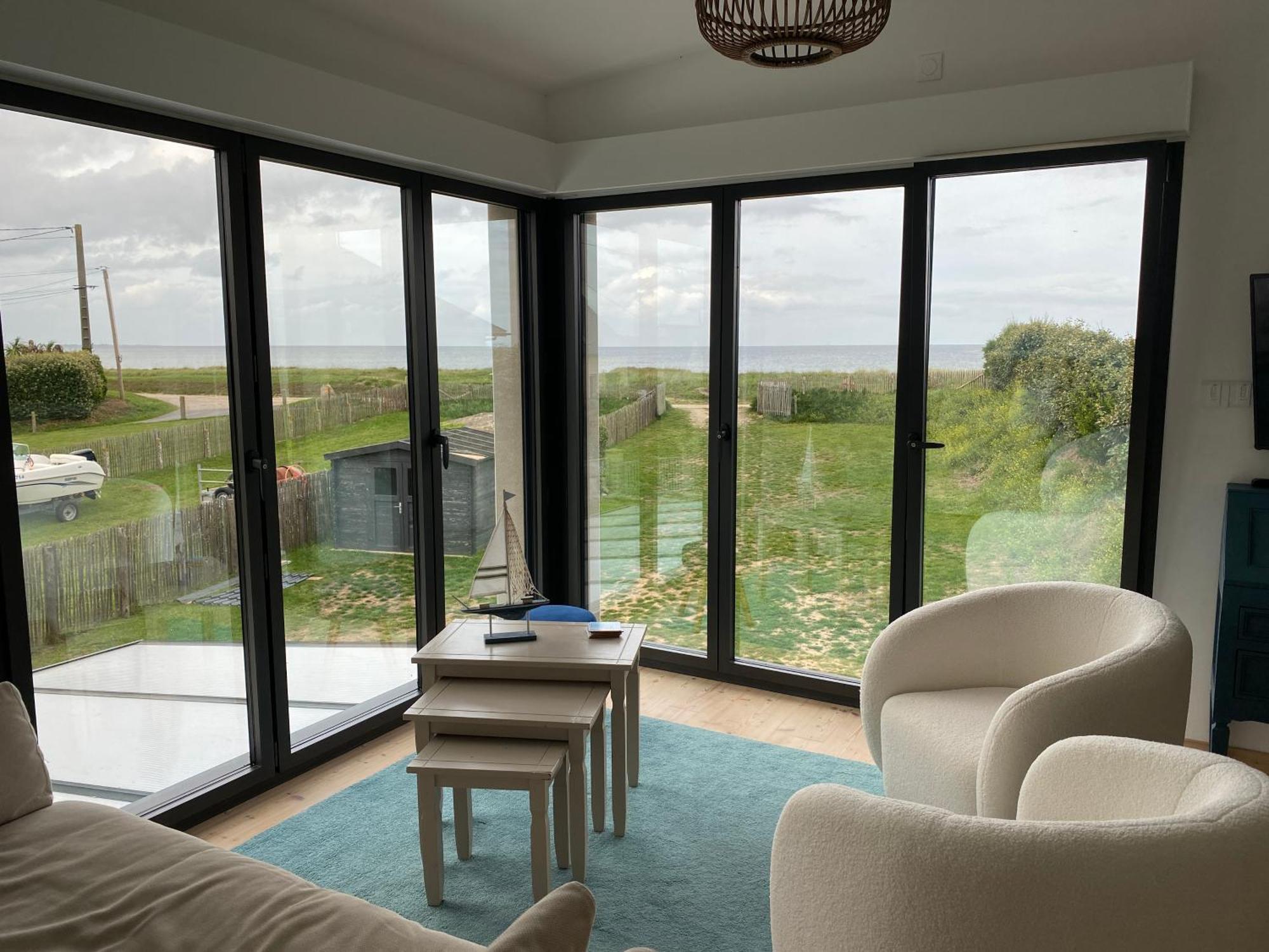 Villa Face Aux Isles à Saint-Marcouf Extérieur photo